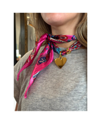 Sorority Charm Letter Scarf