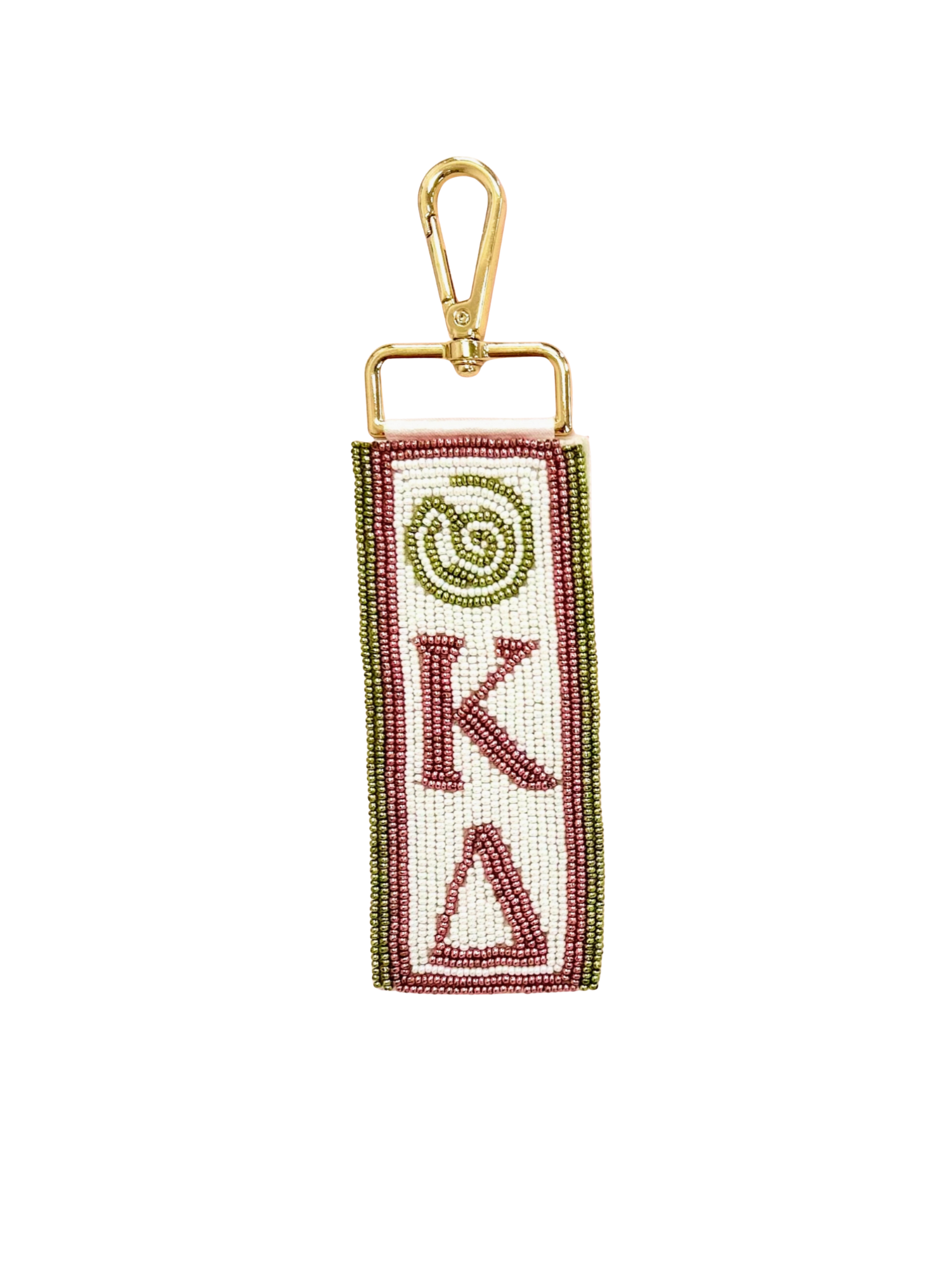 Sorority Beaded Bag Tag