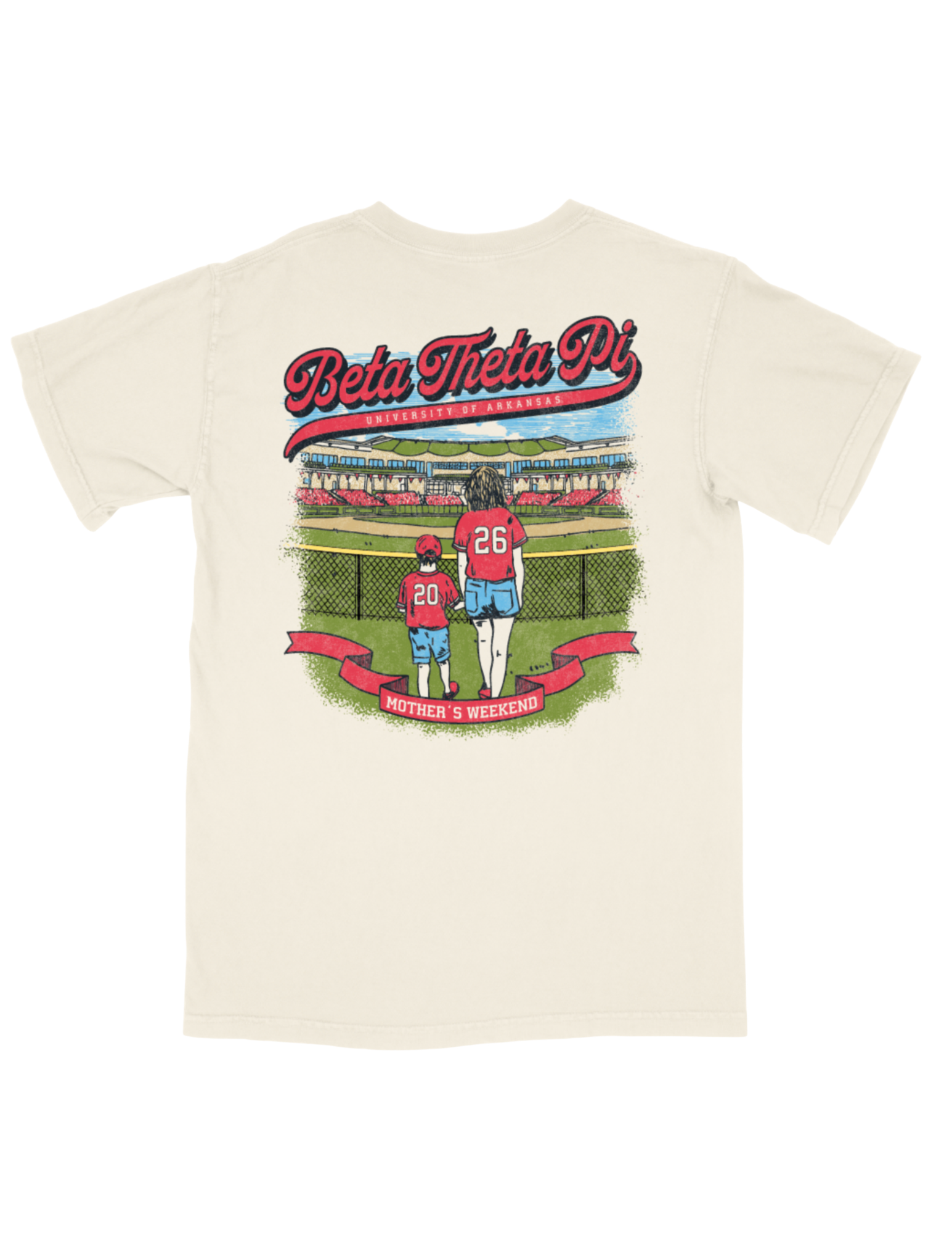 Beta Theta Pi University of Arkansas Mom's Day T-Shirt