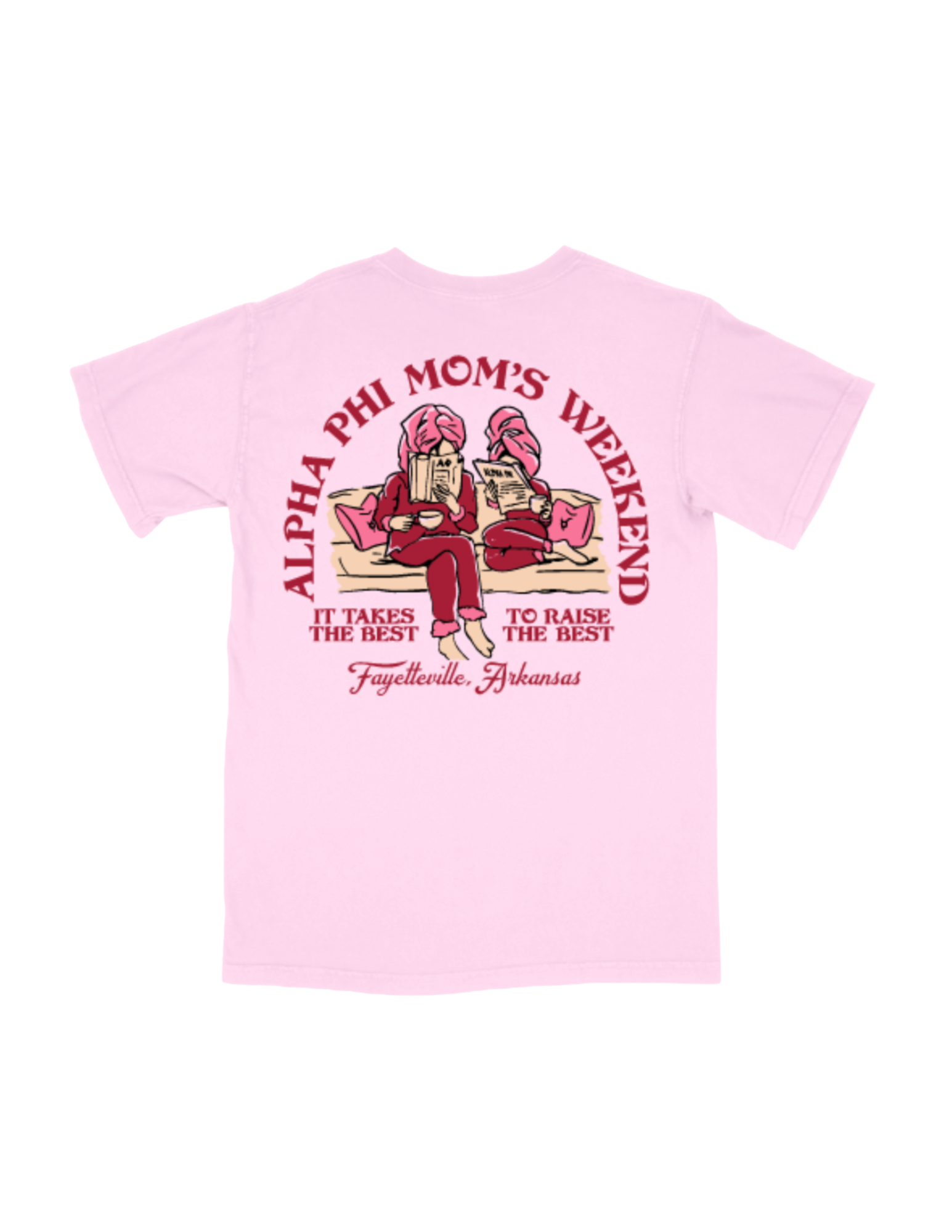 Alpha Phi University of Arkansas Mom's Weekend 2026 T-Shirt