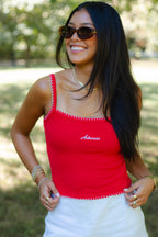 Arkansas Stitched Tank Top