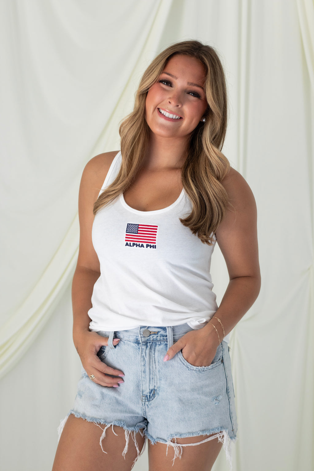 Sorority USA Flag Tank Top