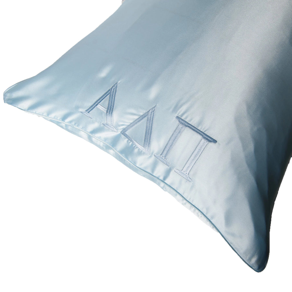 Sorority Embroidered Silk Pillow Case
