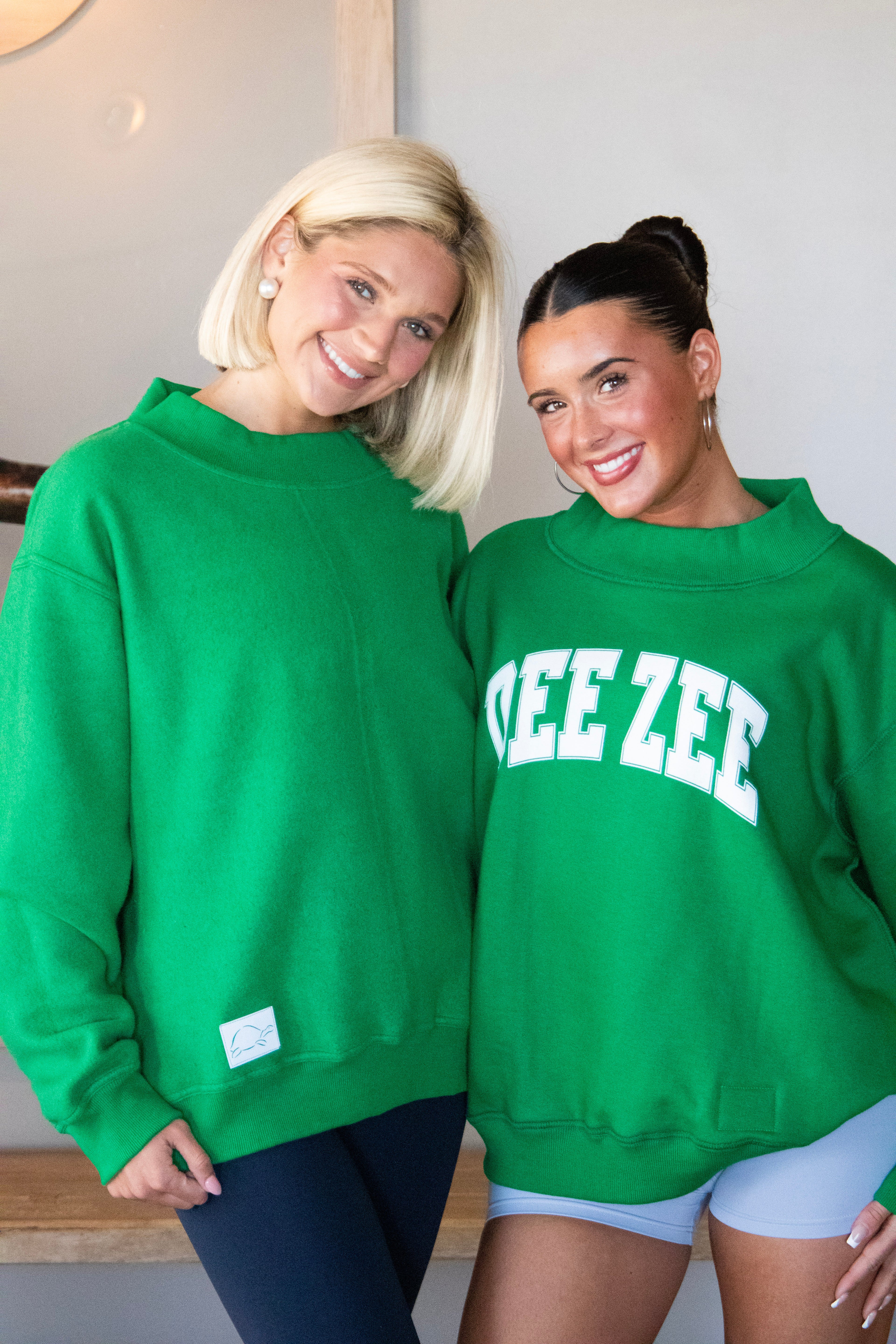 Sorority Reversible Tag Mockneck