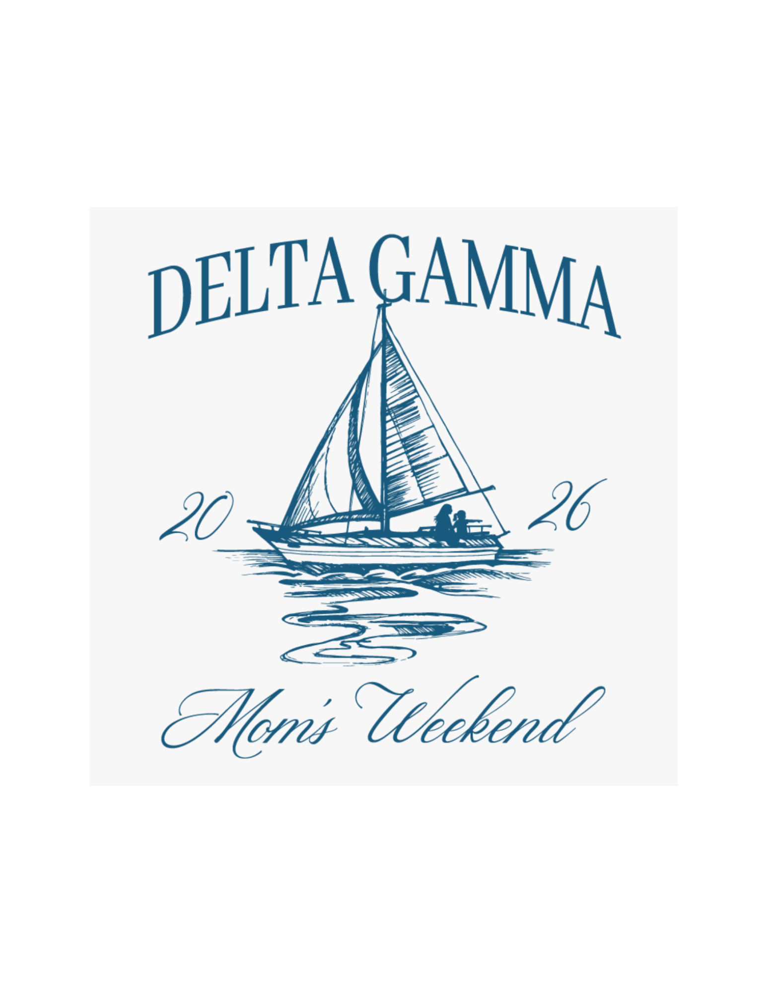Delta Gamma University of Arkansas Mom's Weekend T-Shirt 2026