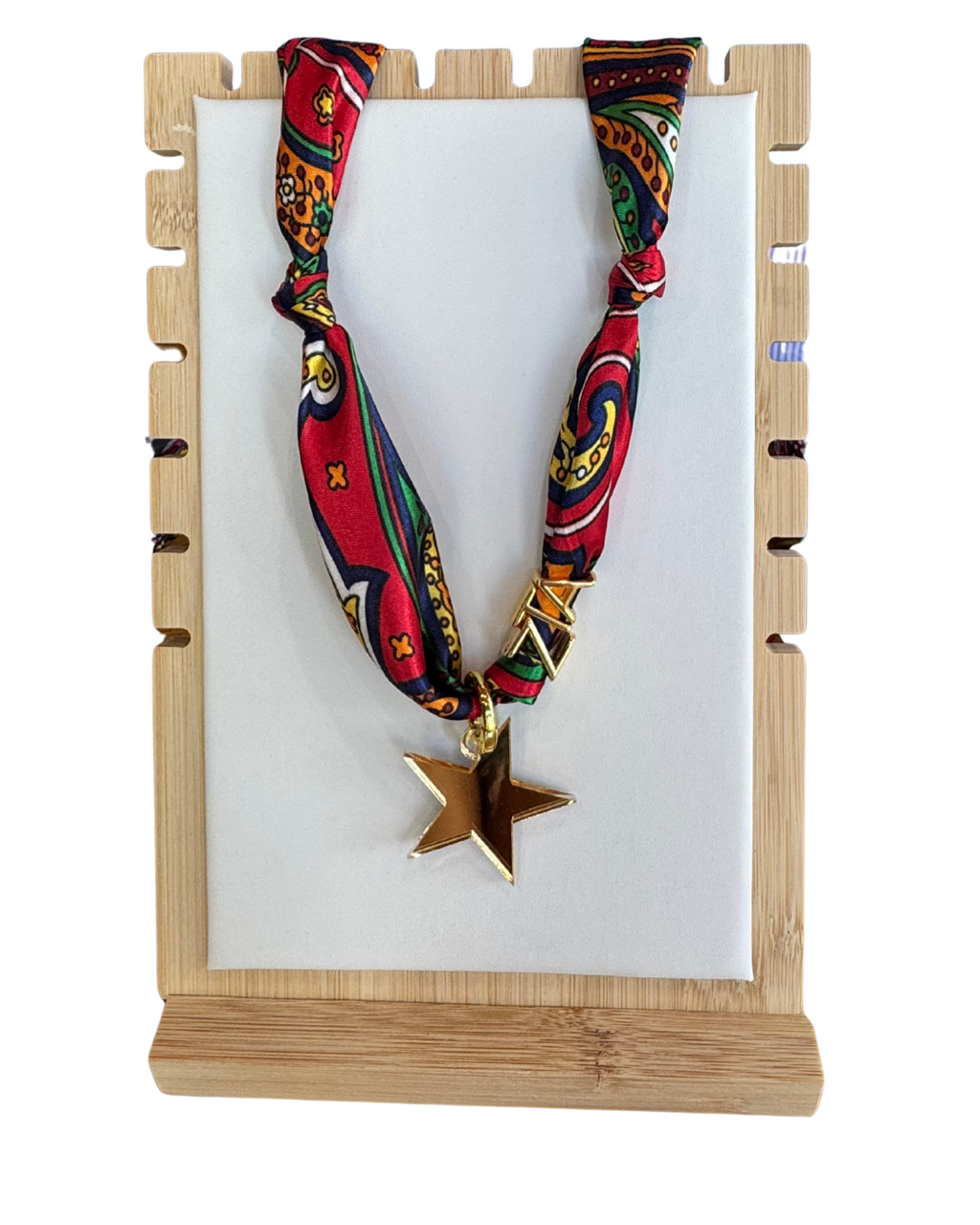 Zeta Tau Alpha Letter Star Scarf