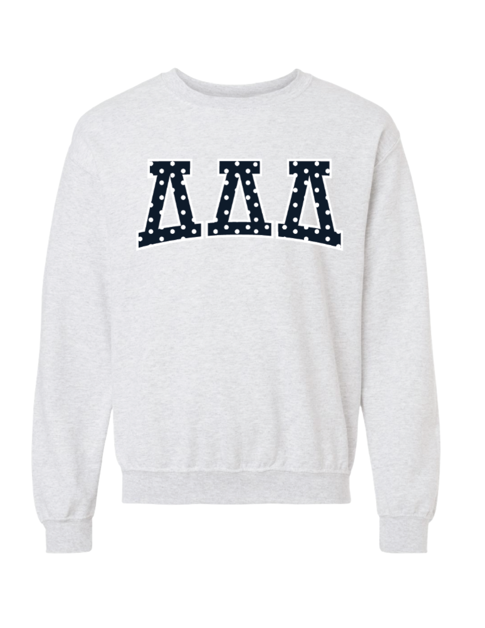 Delta Delta Delta Polka Dot Crewneck