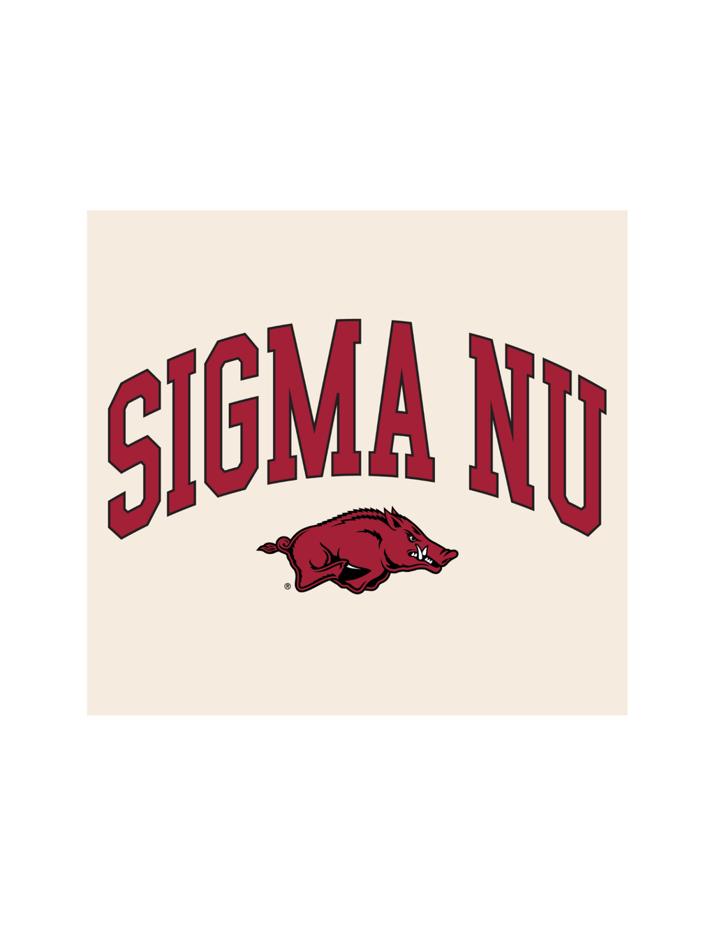 Sigma Nu University of Arkansas Mom Mockneck