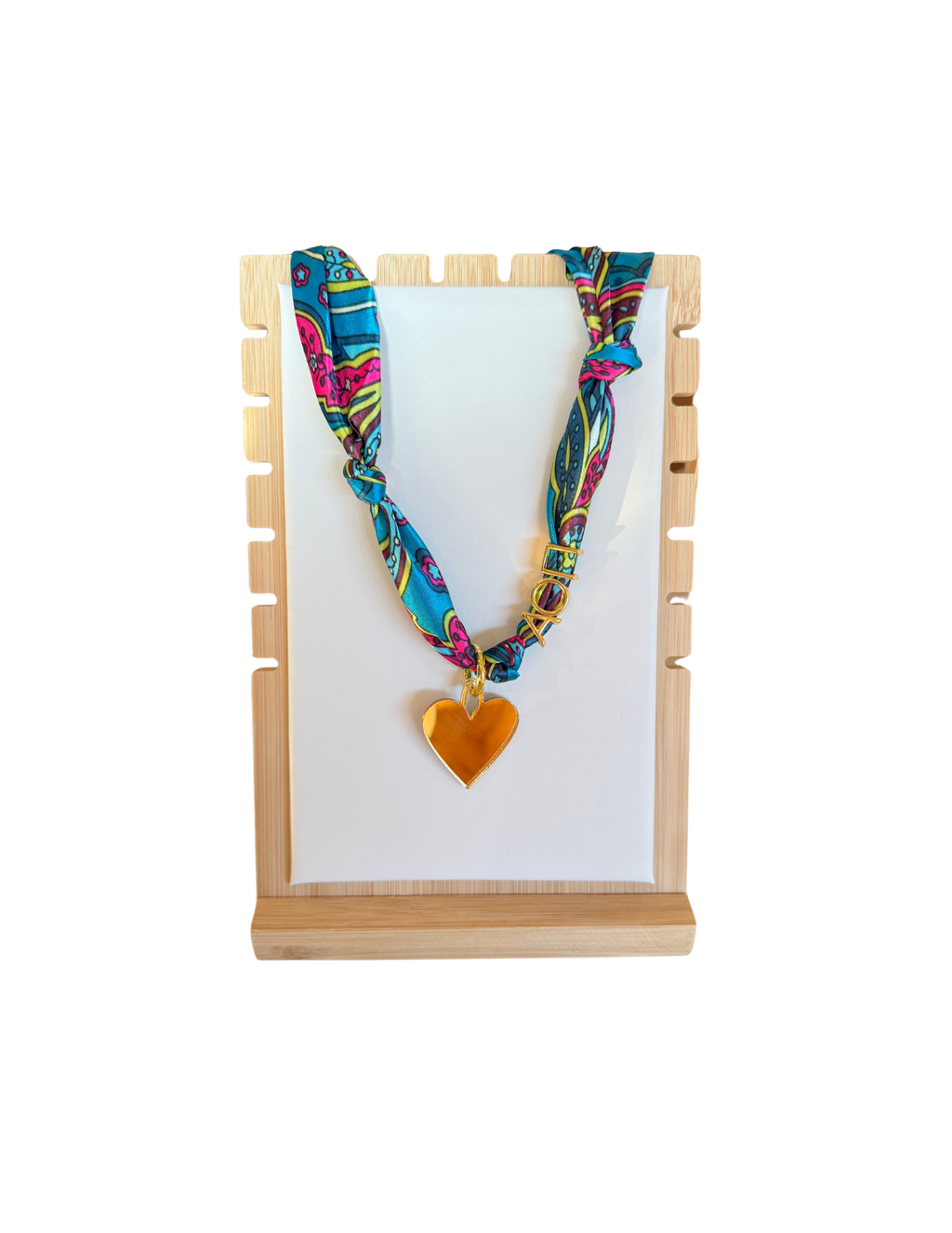 Alpha Omicron Pi Letter Heart Scarf