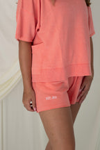 Sorority Coral Script Shorts