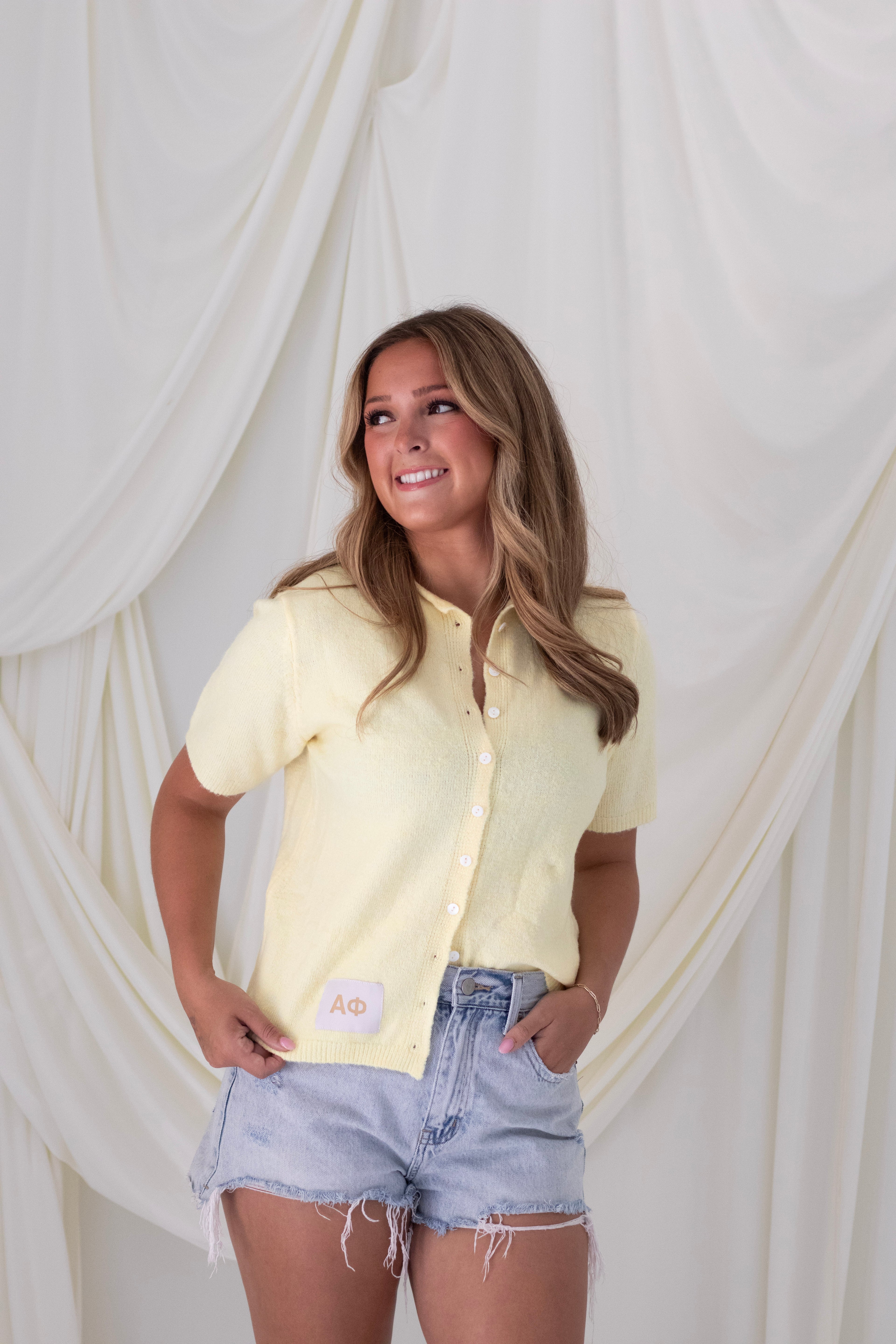 Sorority Patch Cardigan