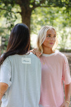 Arkansas Striped Boxy Top