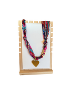 Alpha Omicron Pi Letter Heart Scarf