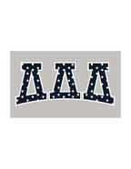 Delta Delta Delta Polka Dot Crewneck