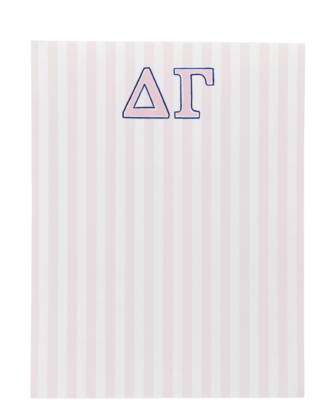 Sorority Striped Note Pad