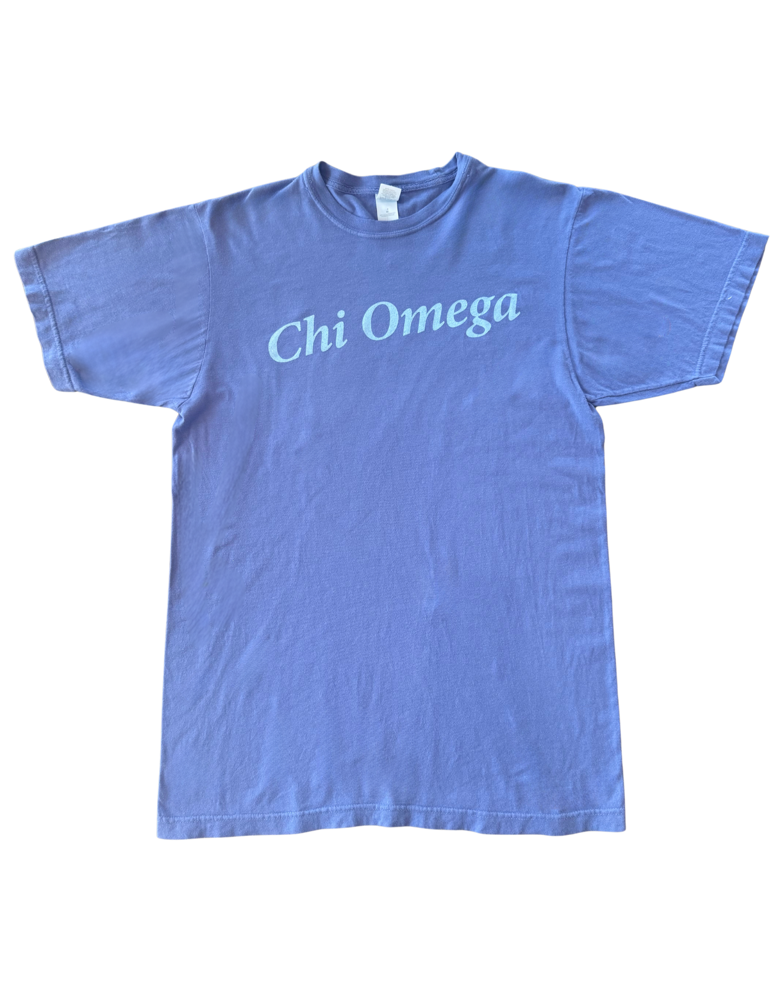 Chi Omega Blue Tone-on-Tone T-Shirt