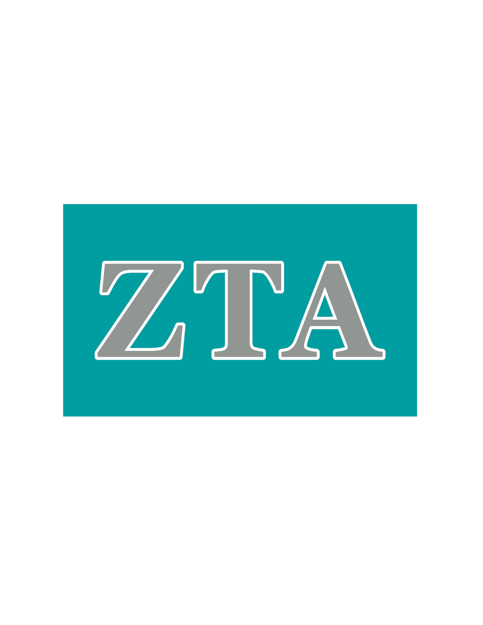 Sorority Greek Letter Flag