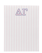 Delta Gamma Striped Notepad