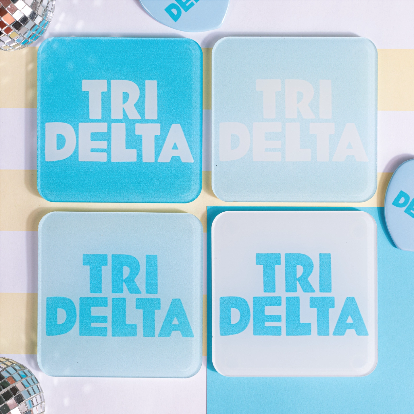 Sorority Acrylic Coaster Set