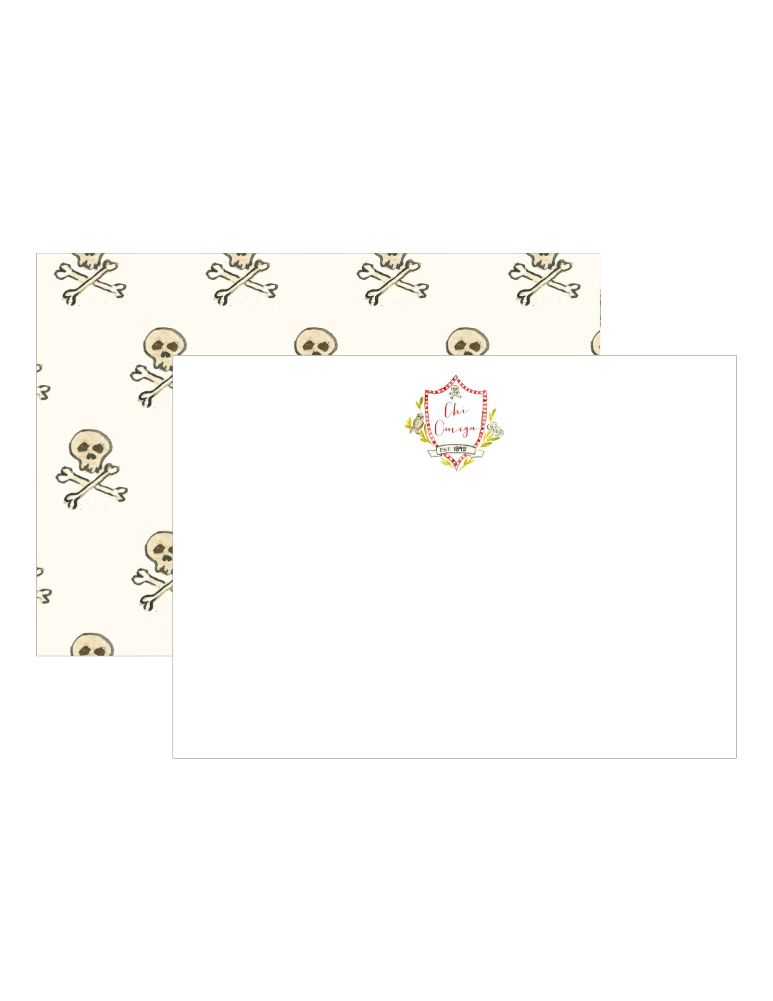 Chi Omega Note Card Set