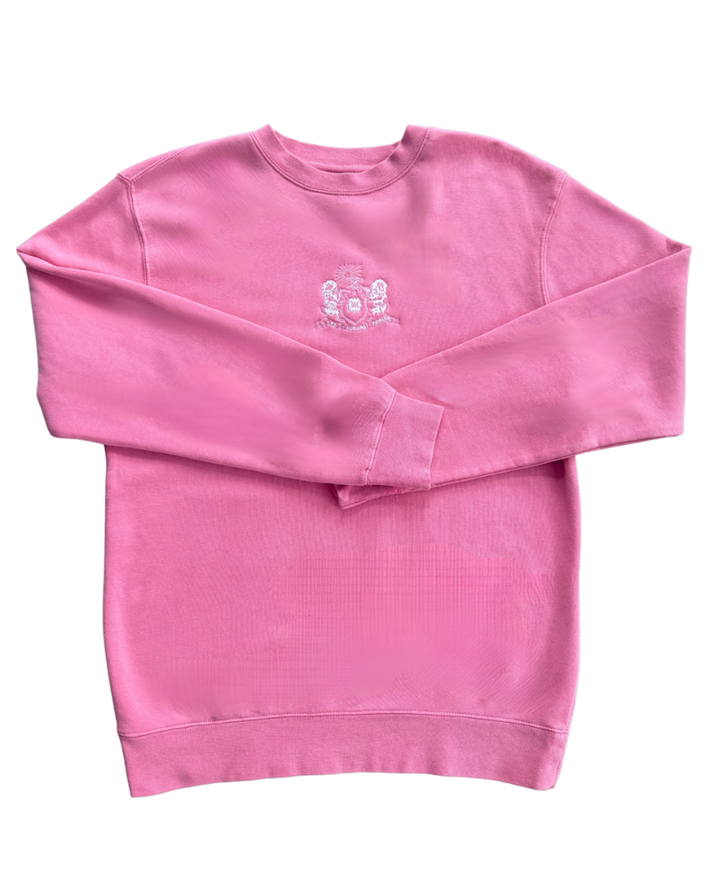 Phi Mu Crest Crewneck