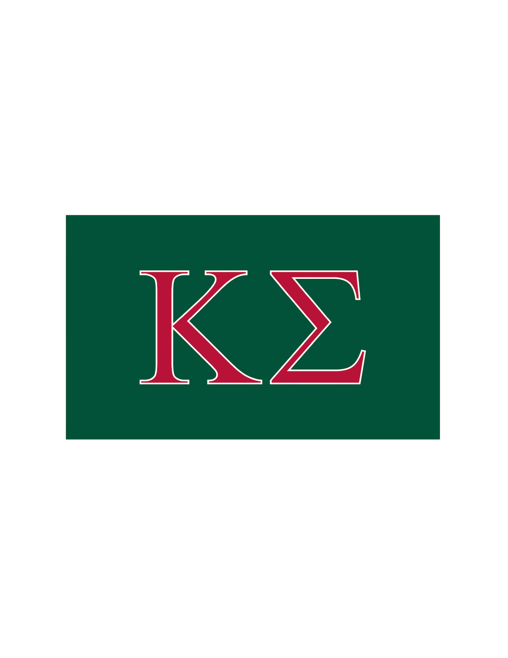 Fraternity Greek Letter Flag