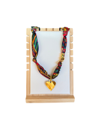 Alpha Omicron Pi Letter Heart Scarf