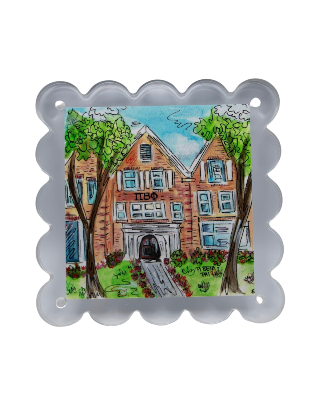 University of Arkansas Sorority House Print & Frame
