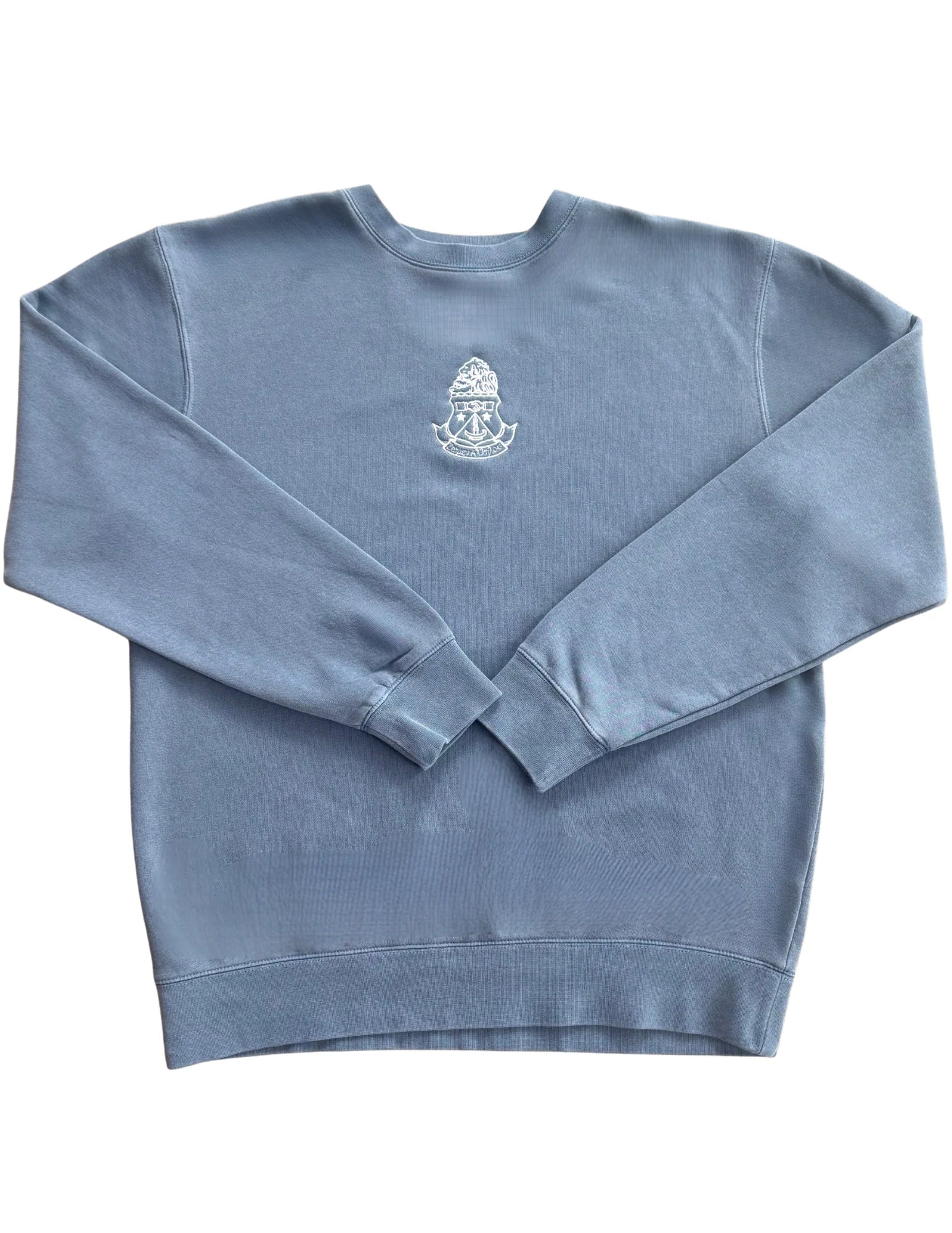 Sorority Embroidered Crest Crewneck