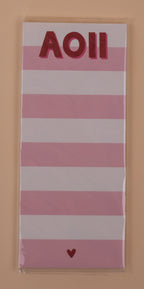 Sorority Skinny Striped Note Pad