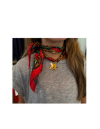 Sorority Charm Letter Scarf