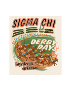 Sigma Chi University of Arkansas Derby Days 2026 T-Shirt