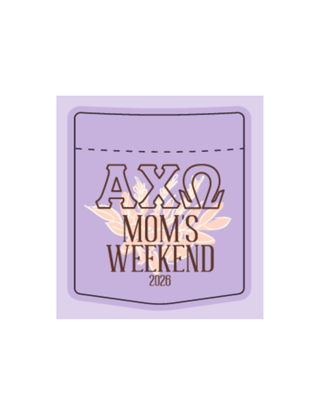 Alpha Chi Omega Mom's Weekend 2026 T-Shirt