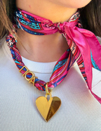 Sorority Charm Letter Scarf
