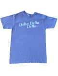 Delta Delta Delta Blue Tone-on-Tone T-Shirt