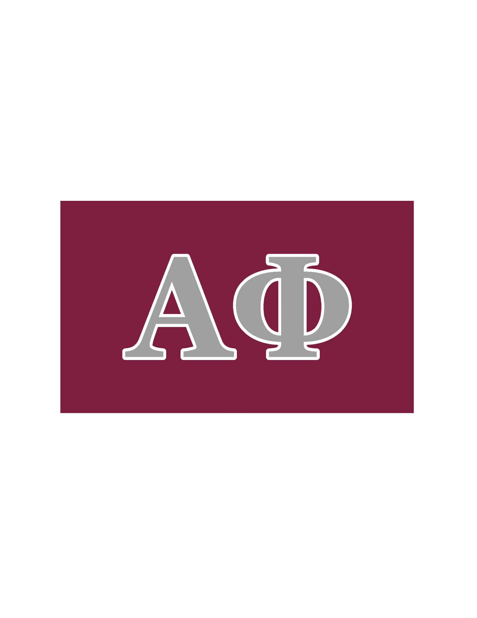 Sorority Greek Letter Flag