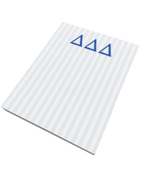 Delta Delta Delta Striped Notepad