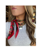 Sorority Charm Letter Scarf