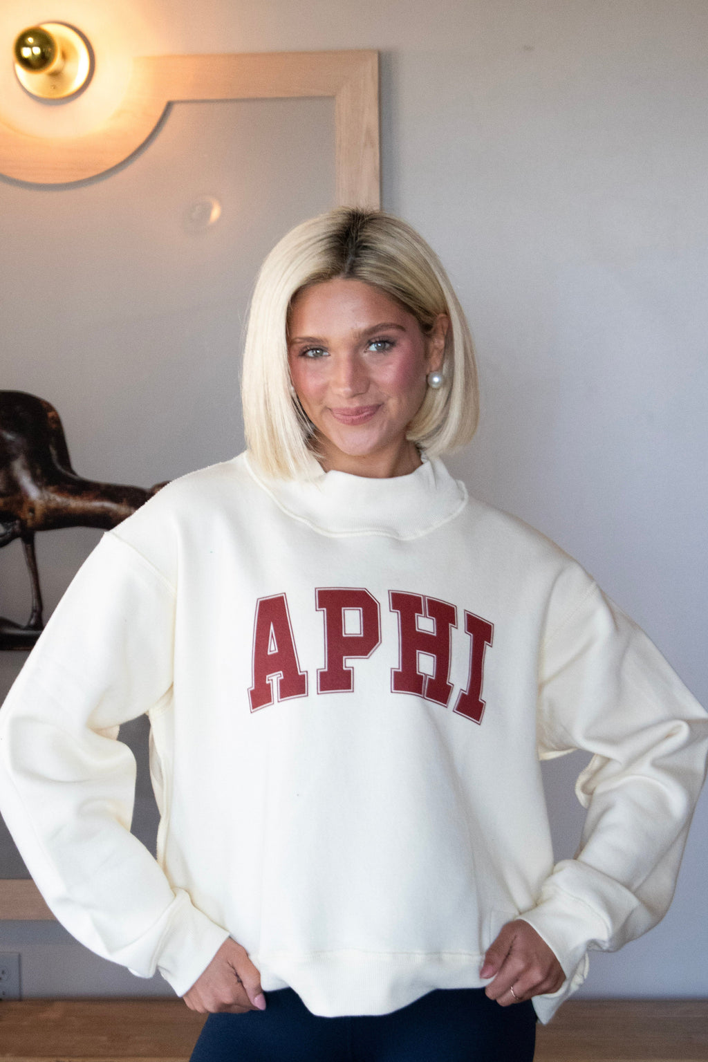 Sorority Reversible Tag Mockneck