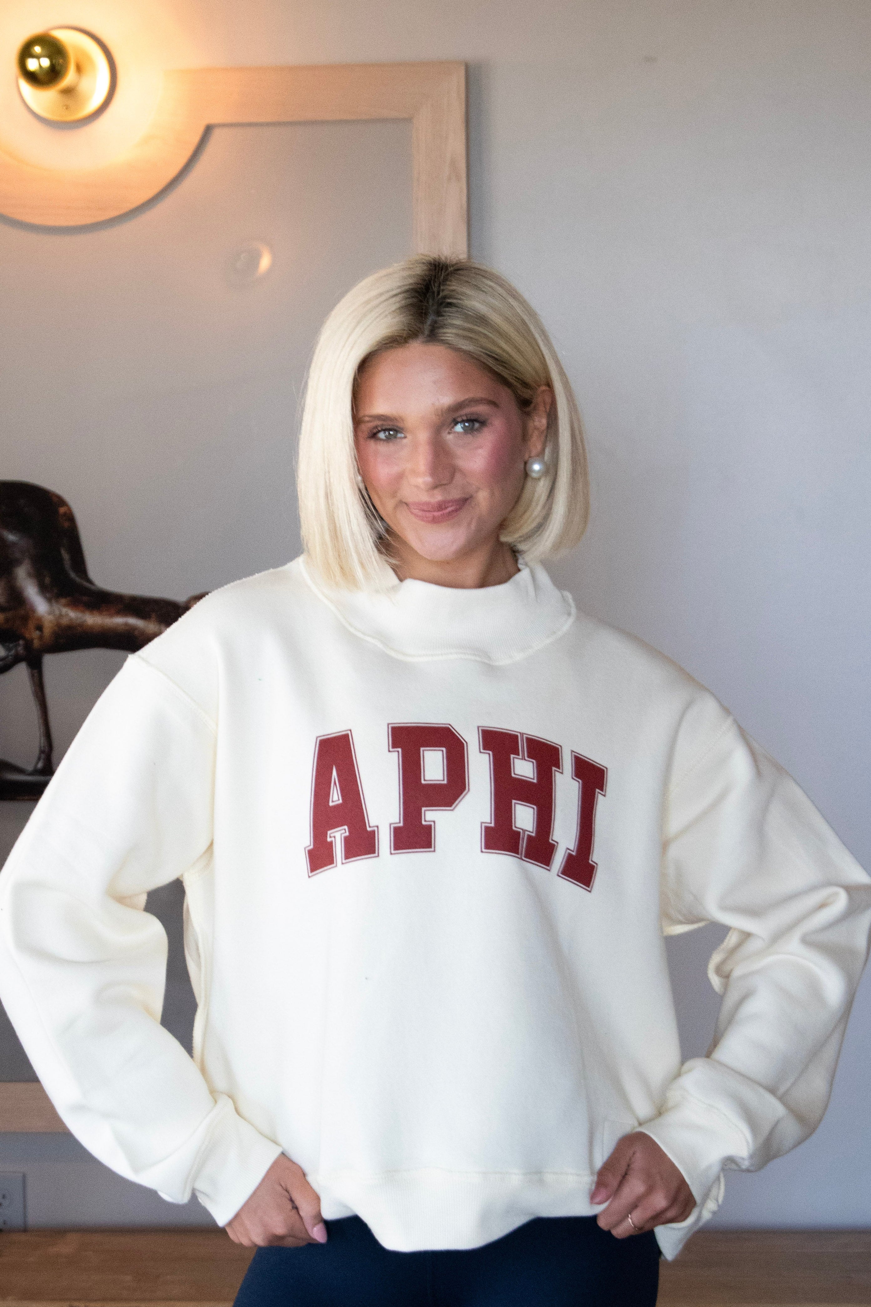 Sorority Reversible Tag Mockneck