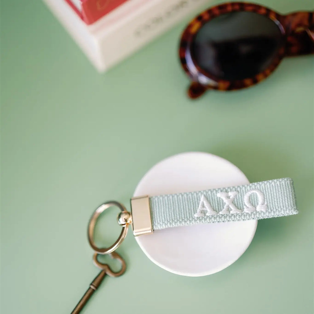 Sorority Embroidered Keychain
