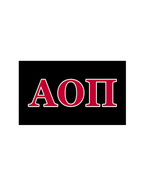 Sorority Greek Letter Flag
