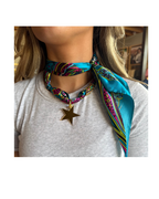 Sorority Charm Letter Scarf