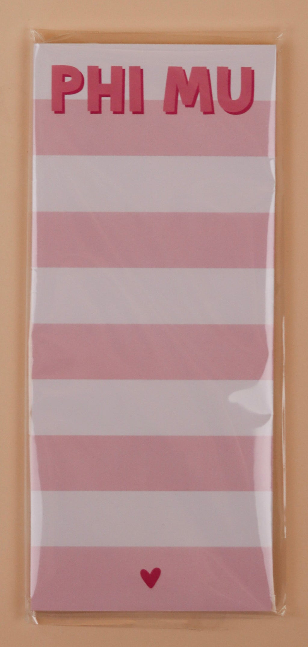 Sorority Skinny Striped Note Pad