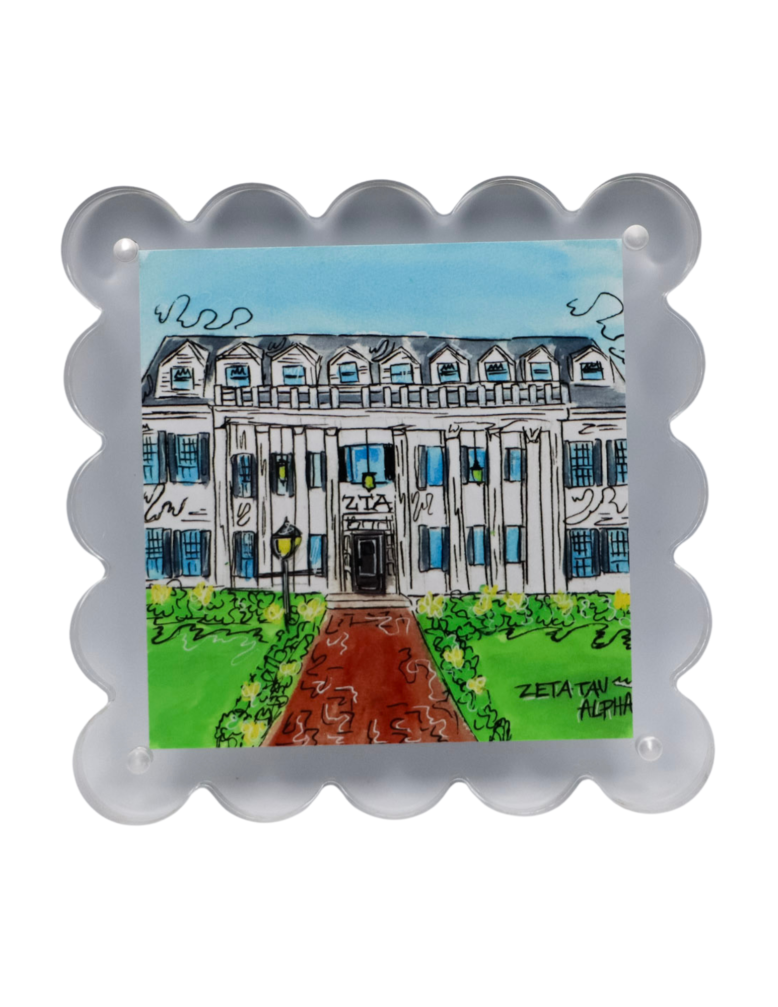 University of Arkansas Sorority House Print & Frame