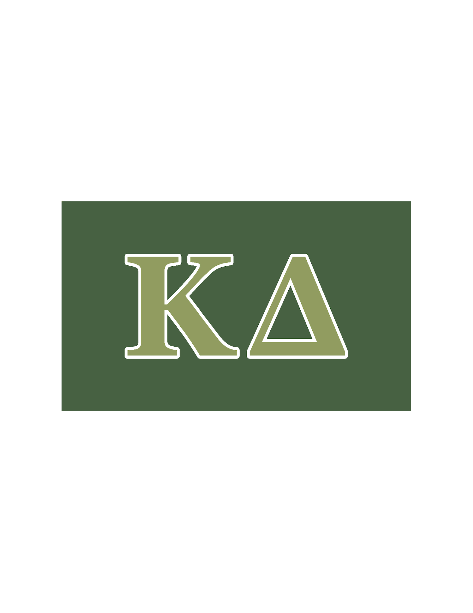 Sorority Greek Letter Flag