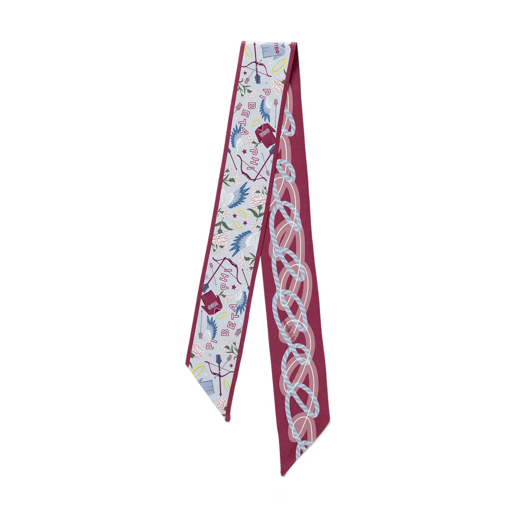 Pi Beta Phi Skinny Scarf Twilly