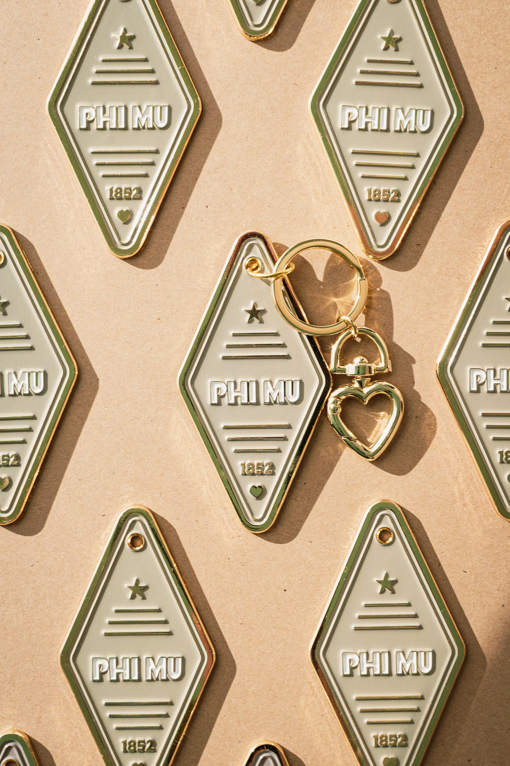 Sorority Enamel Hotel Keychain