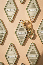 Sorority Enamel Hotel Keychain