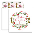 Alpha Omicron Pi Greeting Card